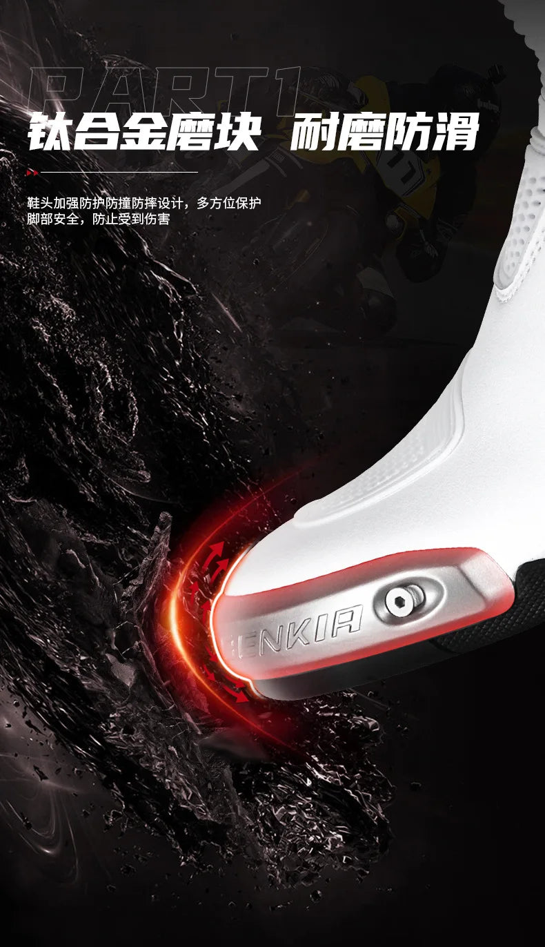 Motorcycle Shoes Childrens Boots Moto Bombre 35-38 Size Knight Shoes Women's style Riding Boots Fall Prevention Off Road Racing