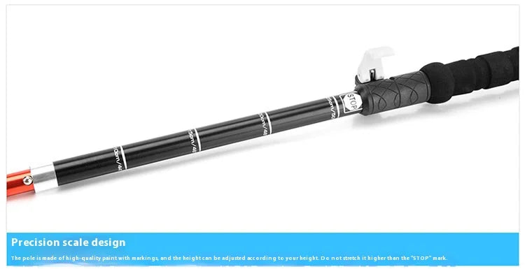 Trekking Poles for Hiking Walking Sticks for Seniors Collapsible and Lightweight, 2pc Set - Hiking Poles for Backpacking Camping