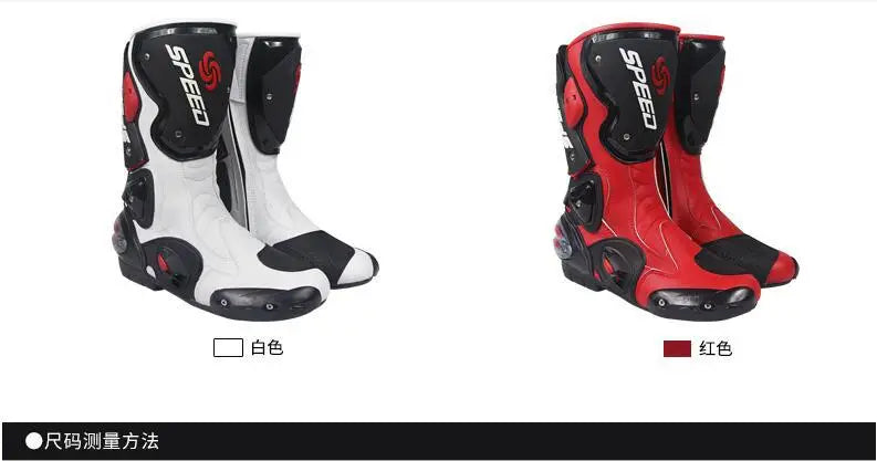 Motorcycle Boots Cycling Shoes Four Seasons Racing Anti-drop Cycling Boots Locomotive Shoes Knight Racing  Motorcycle Shoes