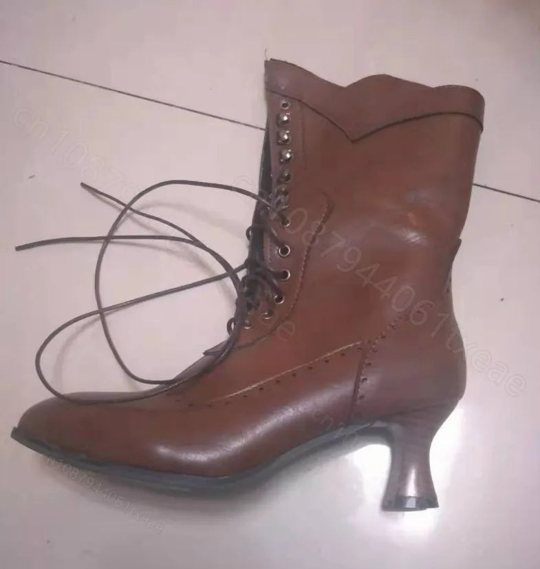 Motorcycle boots women pointed straps center heel women's boots wine glasses heel boots sizes 40-43 botas moto riding shoes