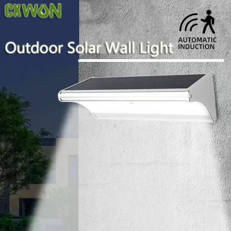 Waterproof Solar Outdoor Garden Lights Super Bright  Aluminium LED Motion Sensor Wall Light Solar Powered Security Lamp