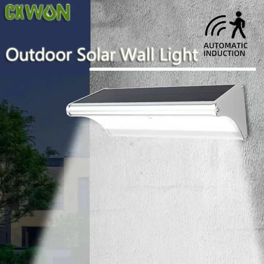 Waterproof Solar Outdoor Garden Lights Super Bright  Aluminium LED Motion Sensor Wall Light Solar Powered Security Lamp