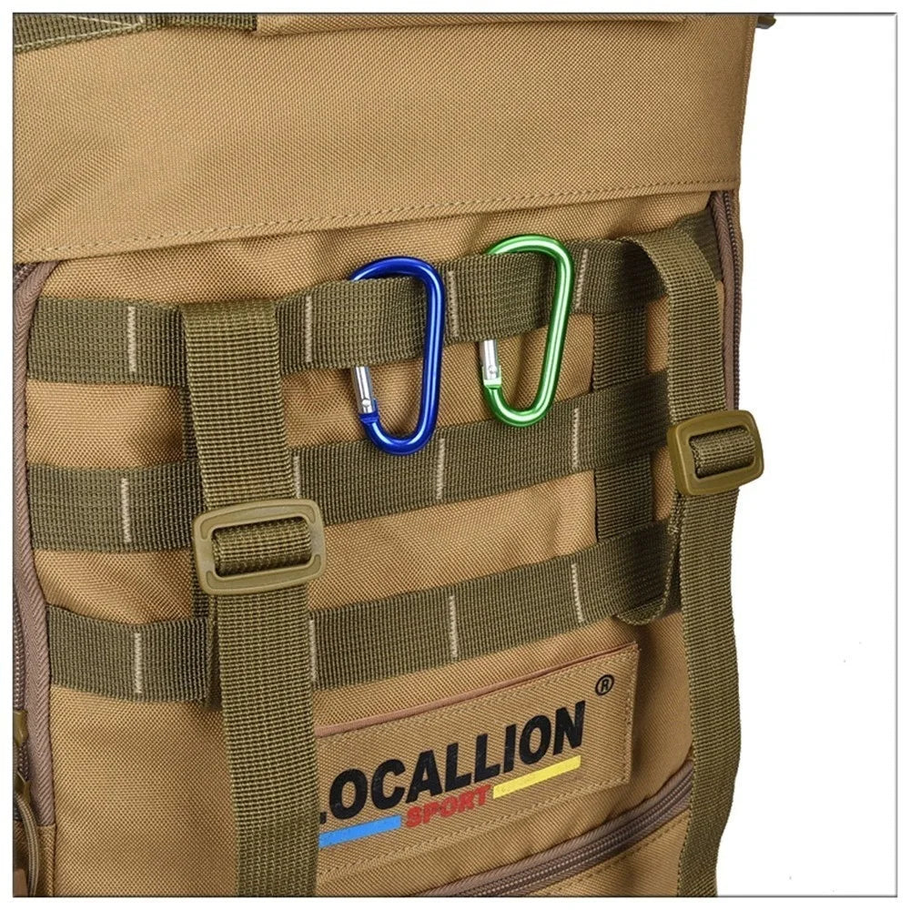 50L Tactical Military Backpack Male Outdoor Army 3p Trekking Rucksack Travel Hiking Men Camping Hunting Backpack Molle Assault