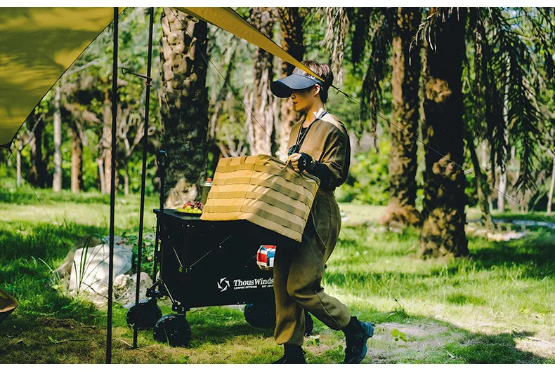 Thous Winds Outdoor Camping Storage Bag Meal Bag Large Storage Lamp Cookware Tableware Bag Picnic Travel Camp Bag Supplies