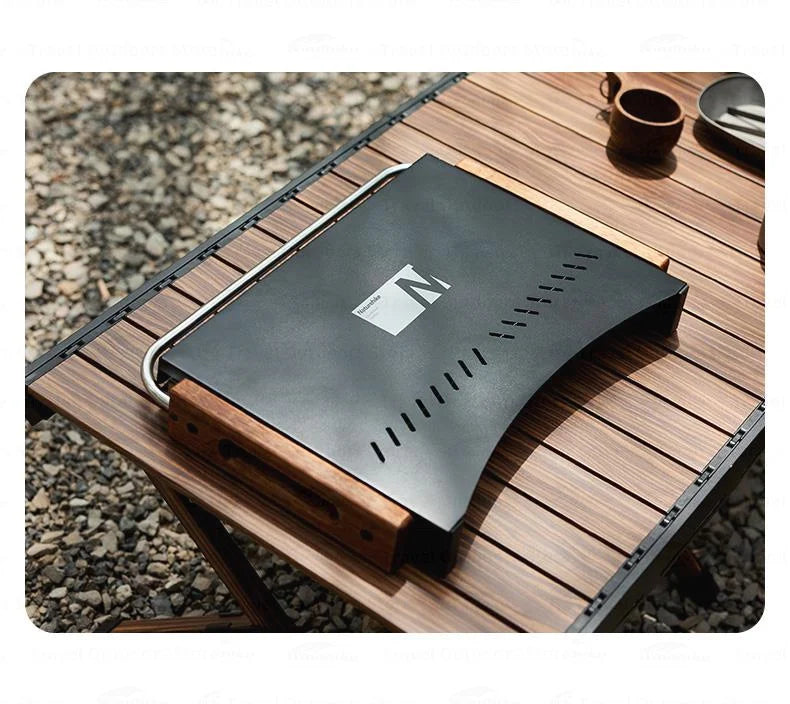 Naturehike Upgrade Barbecue Grill Lightweight Folding Portable Charcoal Burner Camping Outdoor Picnic Tabletop Cooking Stove Box