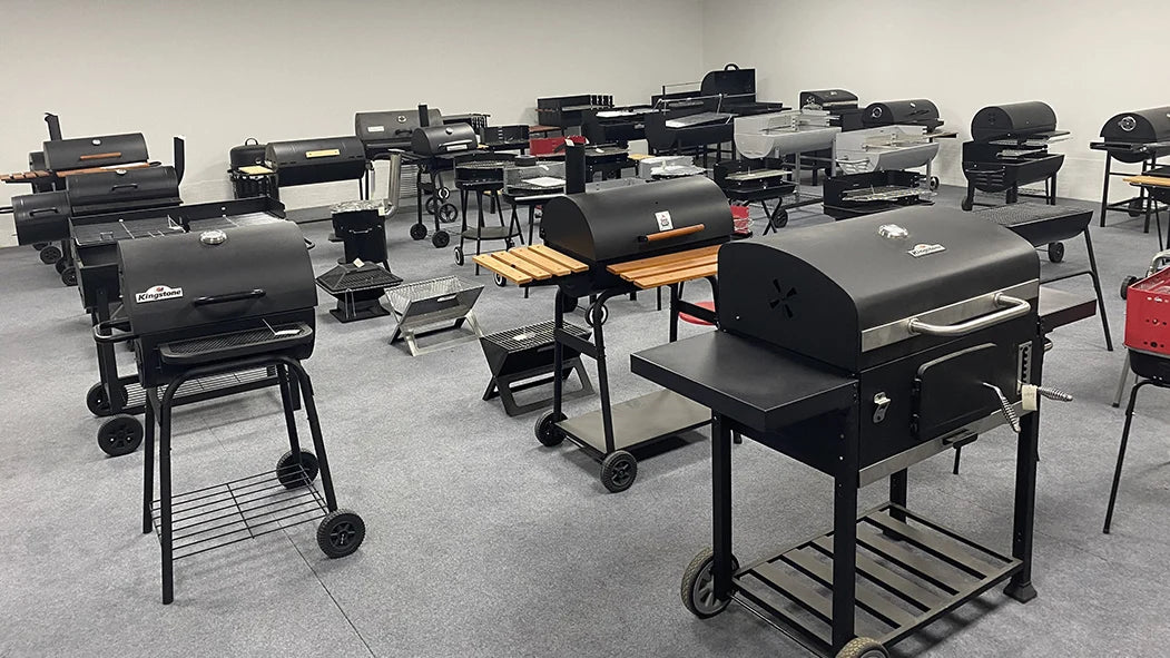 Commercial Large Cooking Area Portable Charcoal Grill Outdoor Backyard Party Meat Offset Smoker Barbecue Grill