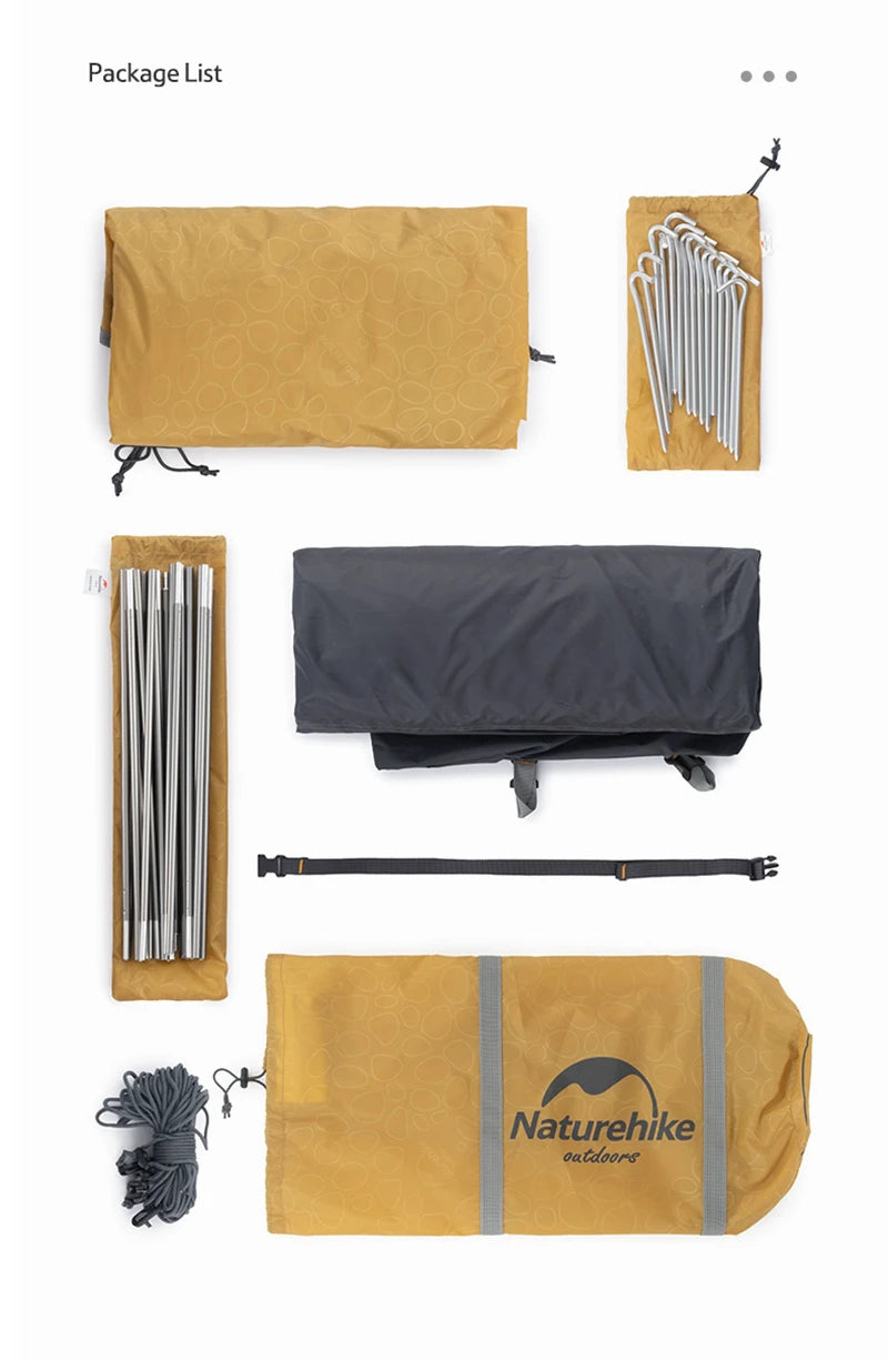 Naturehike Ultralight Tent 3-4 Person Waterproof Camping hiking tent Outdoor Double Layer Hiking Fishing Tourist Beach Tents