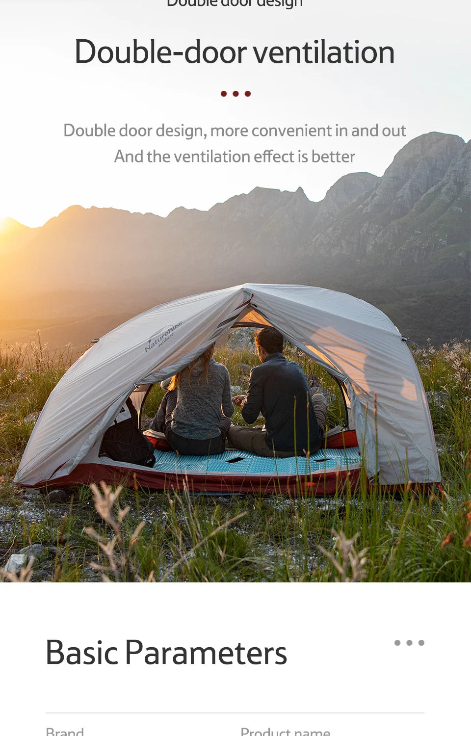 Naturehike New Star River Camping Tent Ultralight 2 Person Double Layer 20D Nylon Silicone Tent windproof Lightweight Tents