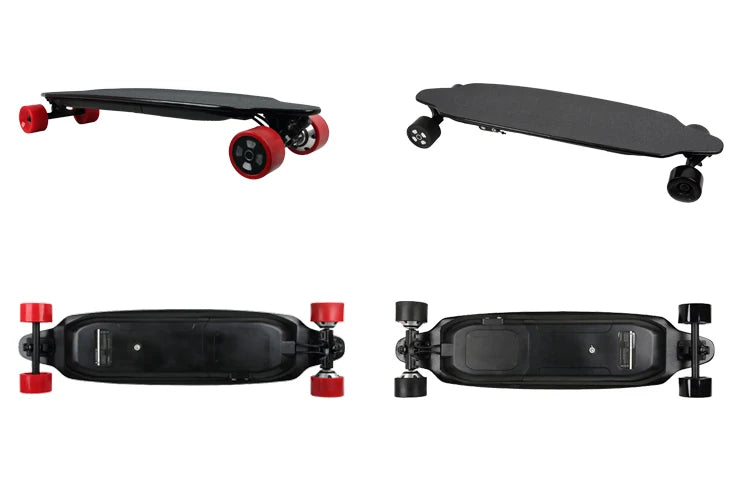 Best Electric Skateboard 2019 for Sale 4 Wheel Longboard Skateboard Decks Cheap Price 600W*2 Hub Motor for Adult