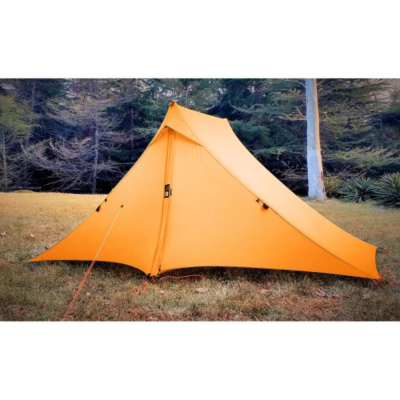 Hikeburger Yuanxing 2P Outdoor Camping Ultralight Tent Tarp Type A Pyramid Double Silicon 20D Nylon Cloth Waterproof Canopy Tent