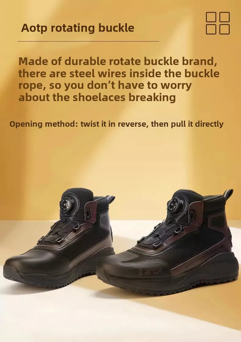 2025 New ARCX Motorcycle Riding Shoes Moto Road Botas Anti Fall Breathable Summer Moto Cycling Equipment Moto  Accessories