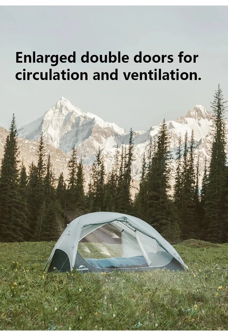 Naturehike Star River UL 2 Person Camping Tent Ultralight Waterproof 15D Double Layer 3 Seasons Outdoor Travel Hiking Tent