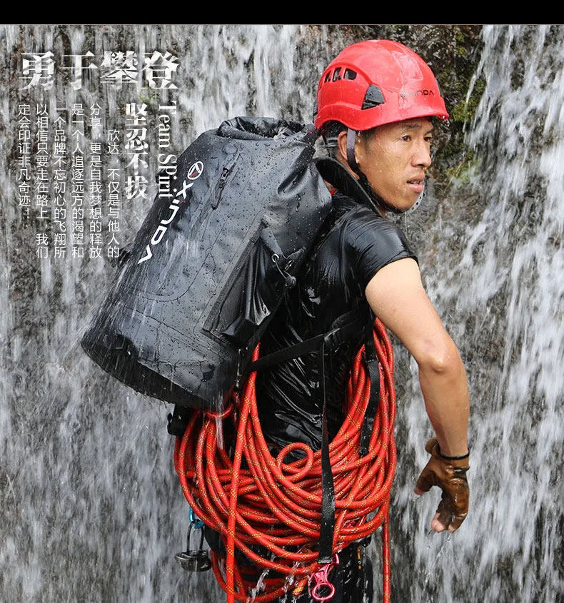 Waterproof backpack for mountaineering and tourism, outdoor mountaineering bag, for the river, p761