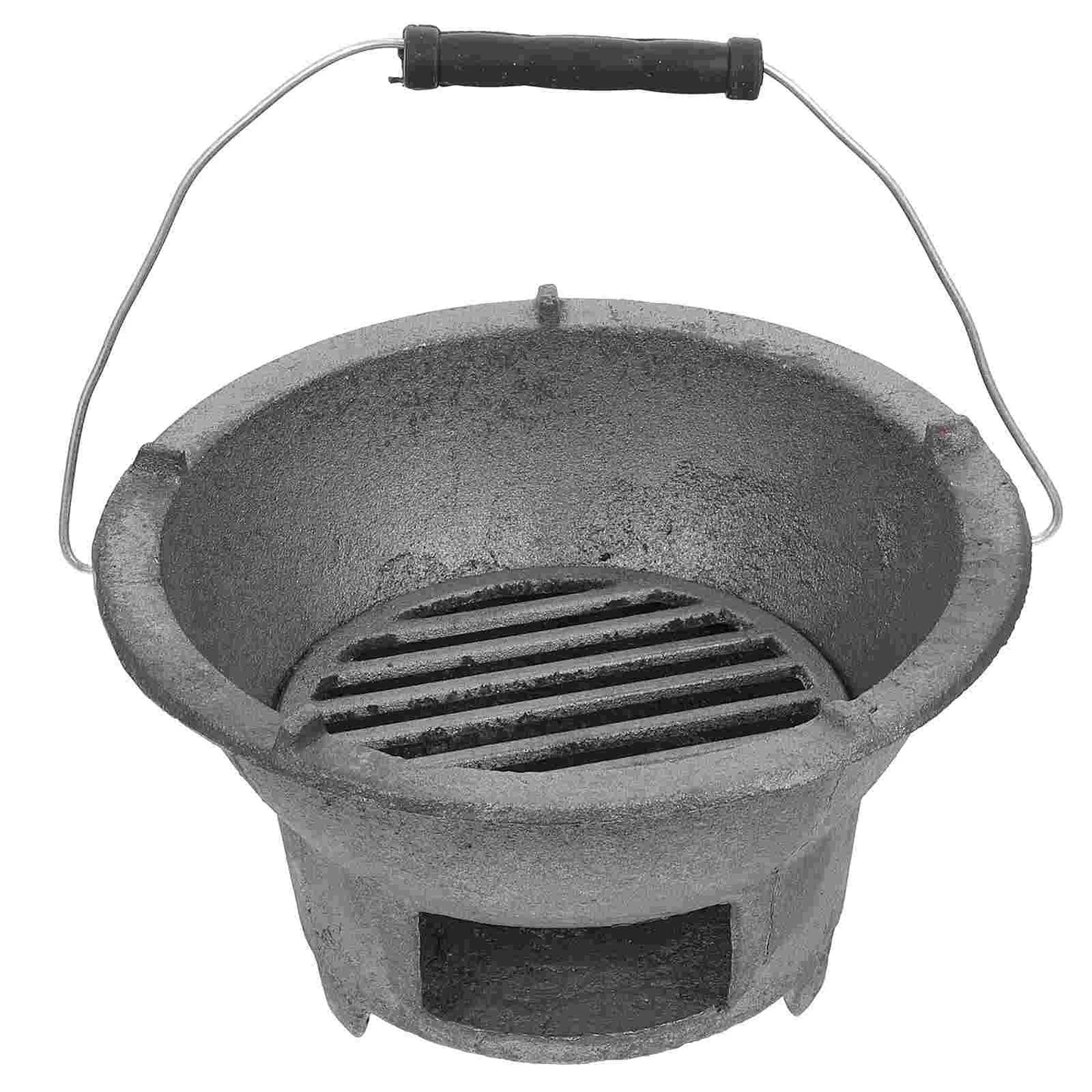 Grill Stove Barbecue Japanese Hibachi Iron Fire Small Charcoal Cast Bbq Portable Camping Indoor Style Tabletop Korean Outdoor
