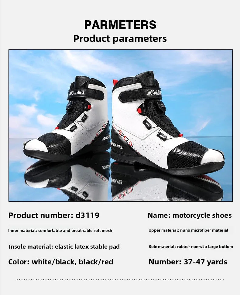 New MOTO shoes summer breathable non-slip wear-resistant riding boots outdoor riding Boots For Motorcycle 47