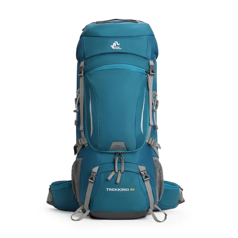 60L Large Hiking Mountaineering Backpack Climbing Hiking Backpack Camping Backpack Sport Outdoor Rucksack Bag For MEN
