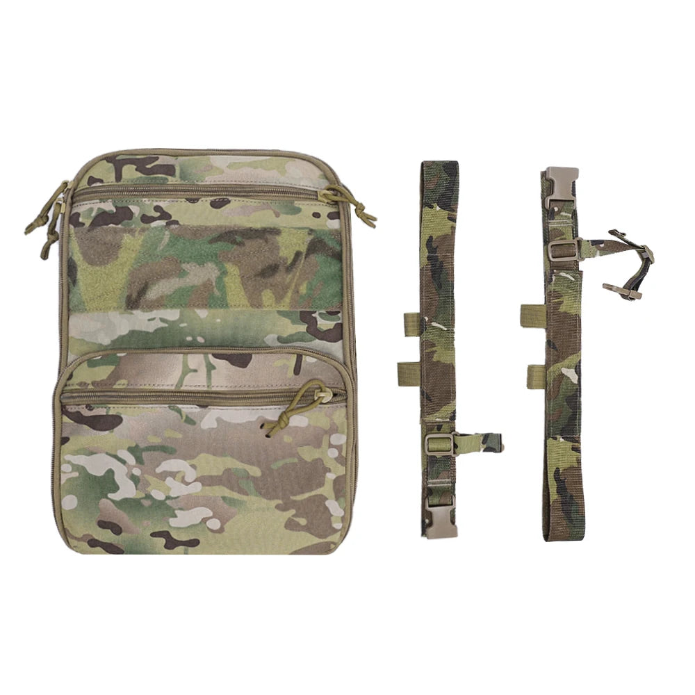 500D Nylon Tactical Flatpack D3 Backpack Hydration Carrier Expansible Molle Pouch Airsoft Multipurpose Vest Assault Travel Bag