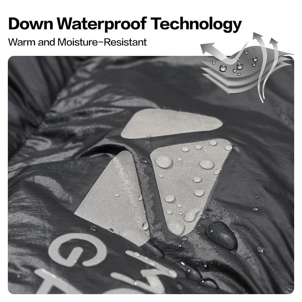 Mobi Garden Winter Warm Sleeping Bag -25 ℃ ~0 ℃   Goose down Thickened 650Fp Mummy Type Outdoor Camping Adult down Sleeping Bag