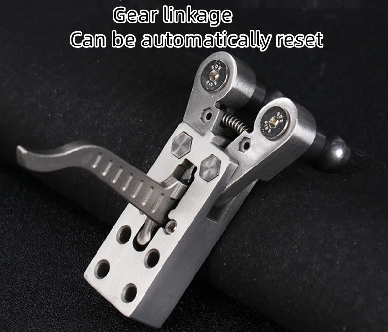 Stainless Steel Slingshot Release Device Polishing DIY Catapult Rifle Trigger Outdoor Hunting Shooting Tools
