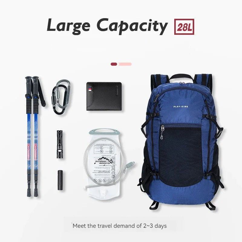 Ultra-light Folding Camping Hiking Backpack Professional Water Repellent Travel Duffle Bags Mountaineering Double Shoulder Bag