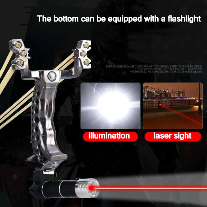 Wrist Rest Assist Slingshot Hunting Resin Slingshot Sling Shot With Rubber Bands Outdoor Hunting Catapult Shooting Steel Balls