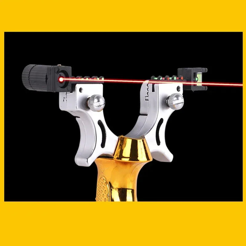 Hunting laser slingshot Outdoor high precision shooting slingsshot powerful spring sling shot catapult hunting acessories