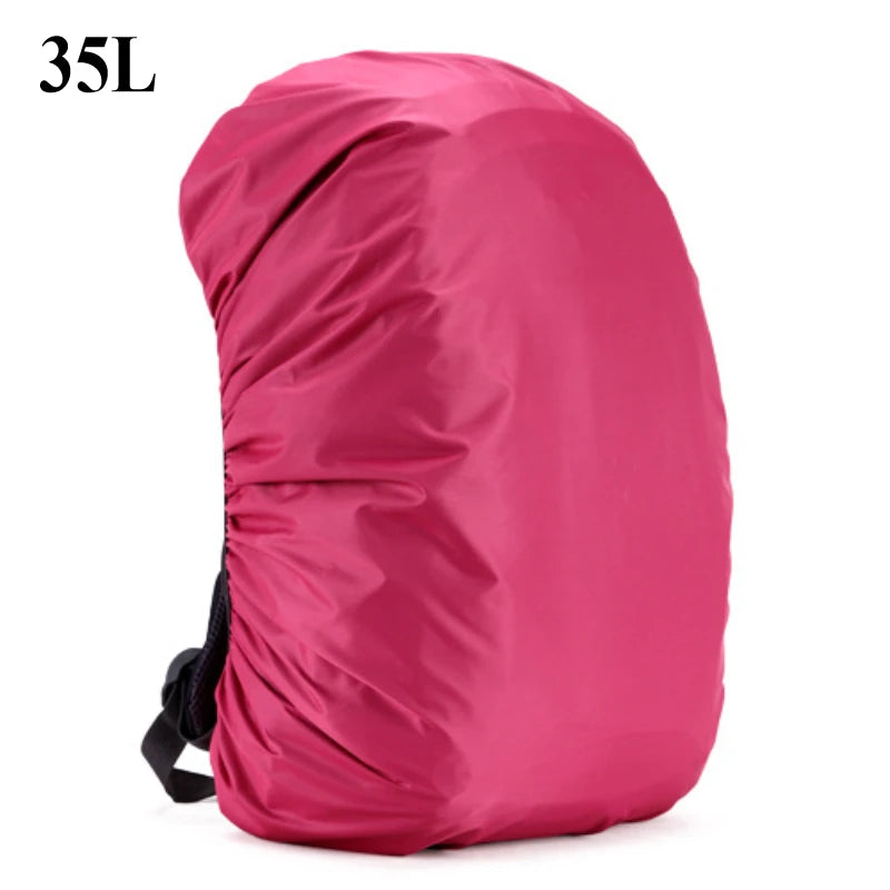 35/45L Adjustable Waterproof Dustproof Backpack Sport Bag Rain Cover Portable Ultralight Shoulder Protect Outdoor Tools Hiking