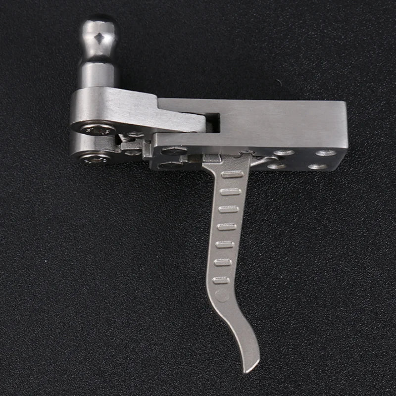 Stainless Steel Slingshot Release Device Polishing DIY Catapult Rifle Trigger Outdoor Hunting Shooting Tools