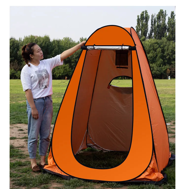Portable Outdoor Camping Te nt Shower Tent Simple Bath Cover Changing Fitting Room Tent Mobile Toilet Fishing Photography T ent