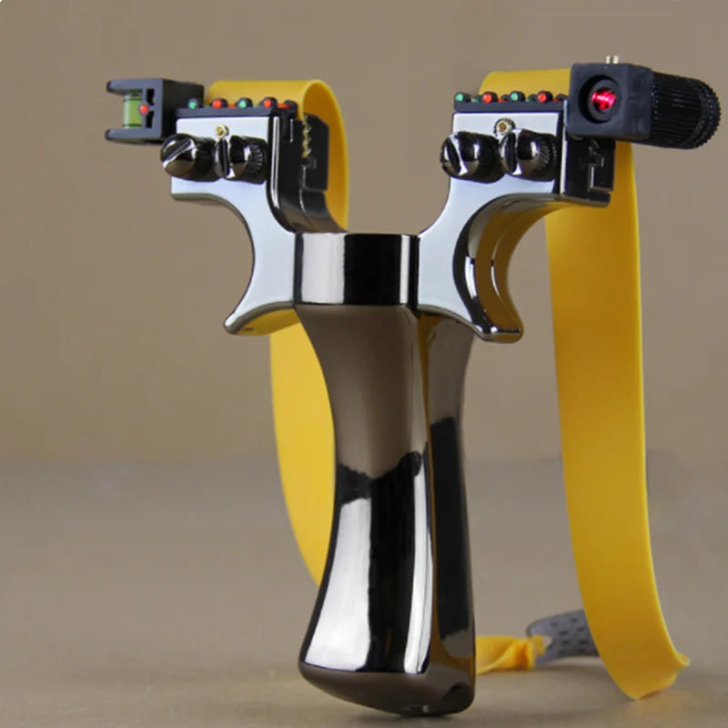 New Upgrade Slingshot Thickened Flat Rubber Band Outdoor Sports Quick Press Laser Infrared Hunting Launcher New Catapult Tools