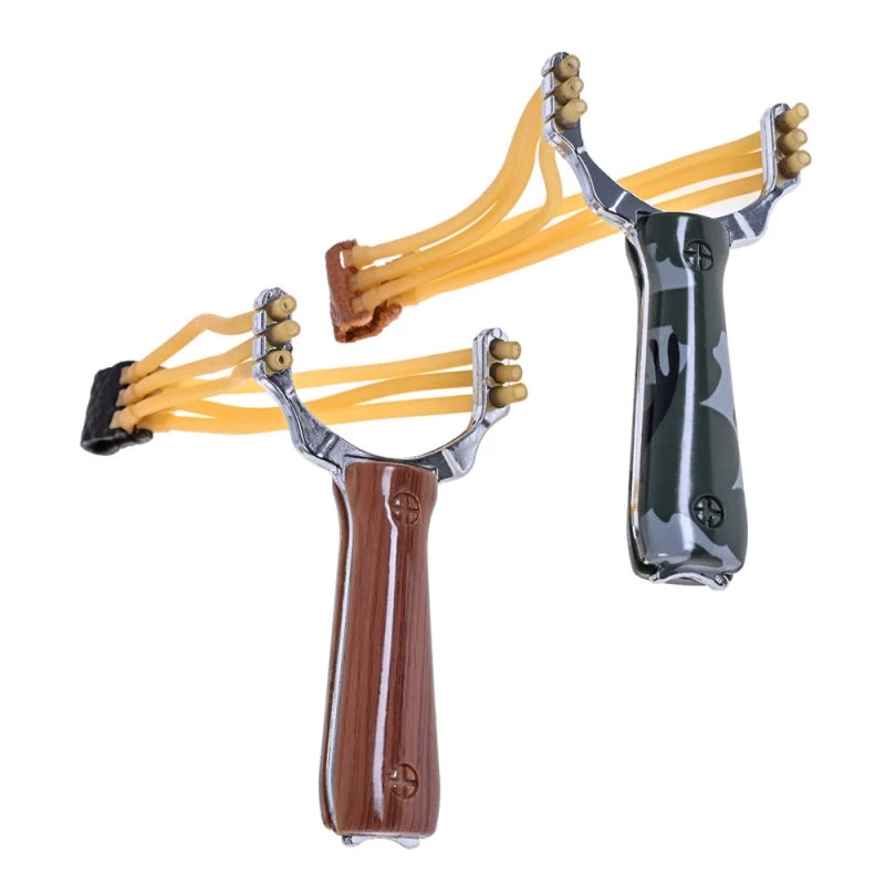 Powerful Sling Shot Aluminium Alloy Slingshot Camouflage Bow Catapult Outdoor Hunting Shooting Professional Slingshot