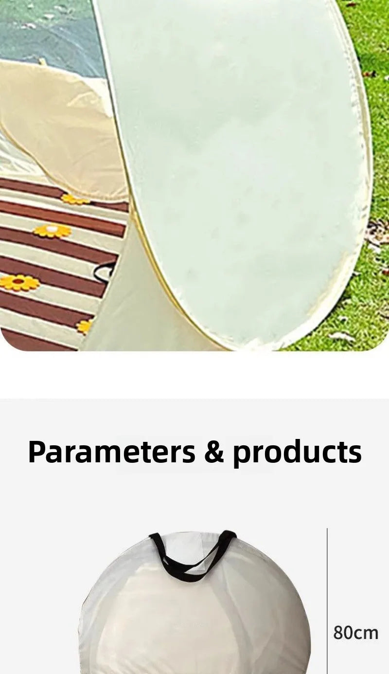 Children's Tent Portable Outdoor Camping Picnic One Second Quick Open Tent Seaside Beach Awning