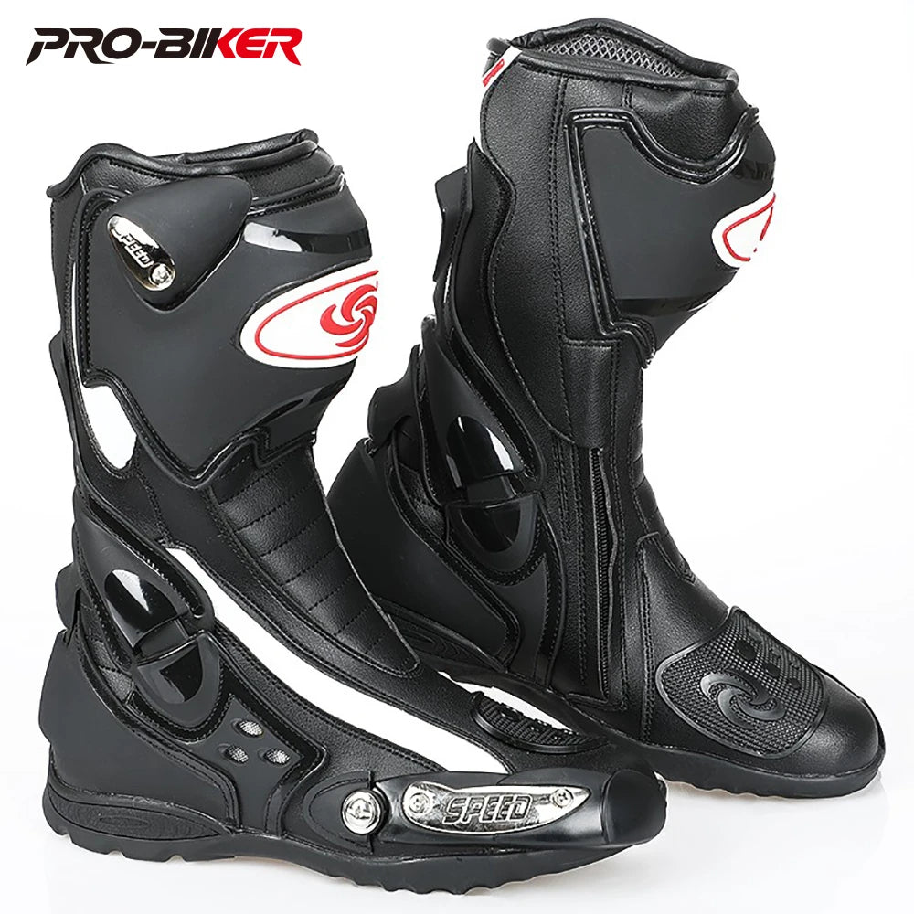 Motorcycle Boots Men Motorcycle Shoes Botas Moto Motocross Boots Motorbike Biker off-Road Racing Riding Boots