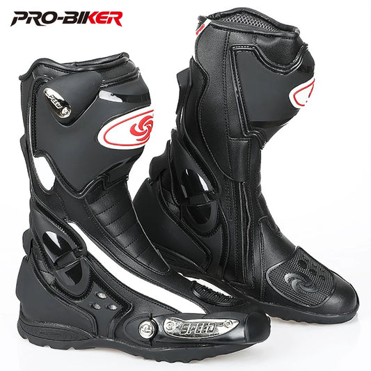 Motorcycle Boots Men Motorcycle Shoes Botas Moto Motocross Boots Motorbike Biker off-Road Racing Riding Boots
