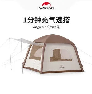 Naturehike-Ango Air Inflatable Tent, Outdoor Camping, Sun Protection, Quickly Open Folding Tent, Large Space, CNH23ZP12002
