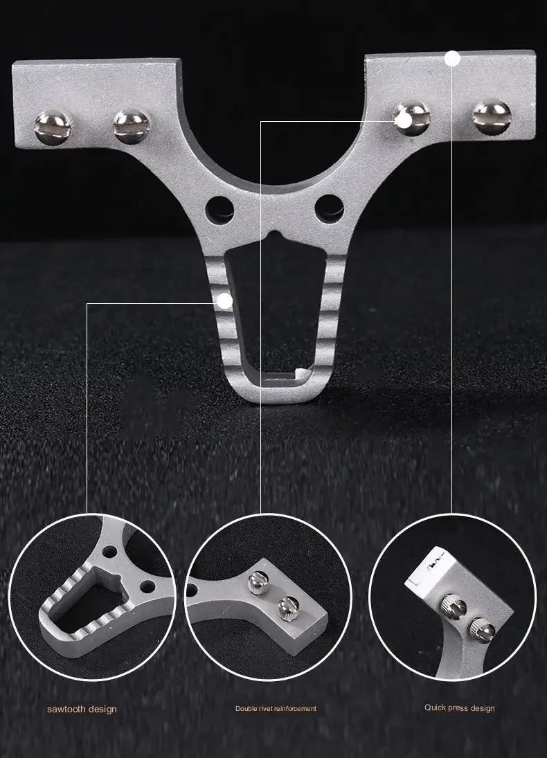 Multifunction Long Rod Slingshot Hunting Bow Catapult Precisional Outdoor Laser Aiming Shooting Equipment Sling Accessories Set