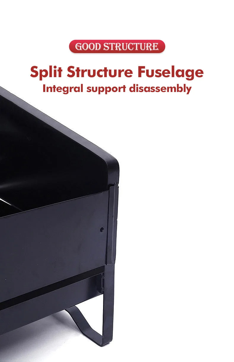 12V Automatic Stainless Steel Motorised Rotisserie Cypriot Rotating Charcoal Grill For Outdoor Camping Barbecue Grill