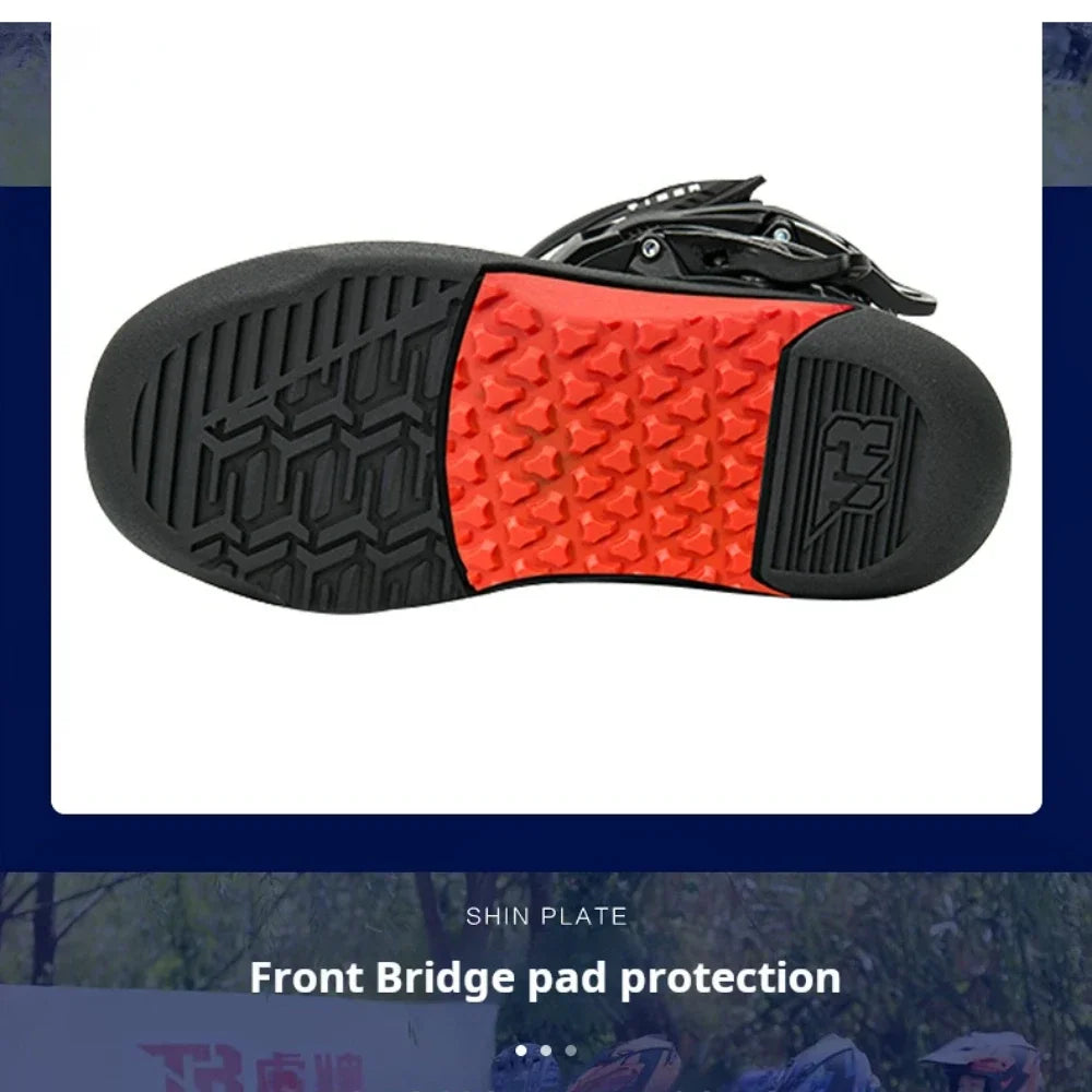 2PCS Kids Motocross Boots For Child Botas Motorcycle 4-10 Years Off Road Boots Motorcycle Mid Calf Kids Child MTB ATV