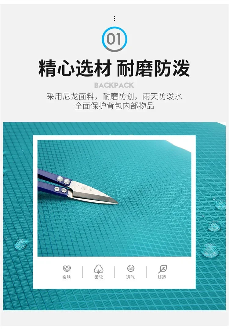 25L Light Folding Waterproof Unisex Hiking Fitness Camping waterproof Climbing Travel Bag Outdoor Sports Leisure Backpack