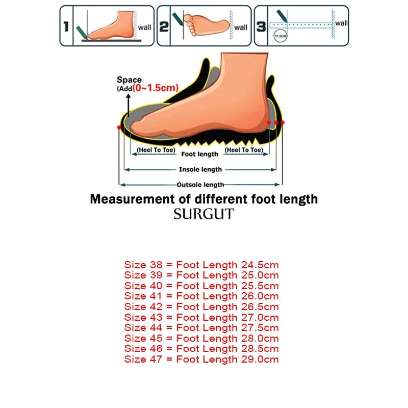 SURGUT 2025 Fashion New Autumn Winter Men Boots Casual Motorcycle Boots Split Leather Comfortable Outdoor Ankle Boots Size 38~47