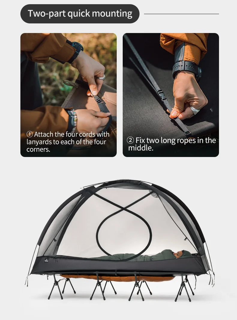 Thous Winds Camping Cot Down Winter Waterproof Sleeping Bag Down Camping Cot Down Backing Fit with Helinox Cot Camping Supplies