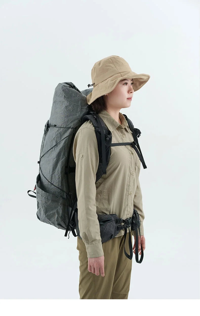 3F UL GEAR Tianshan ULTRA 200X Backpack 35+10L Outdoor Ultralight UHMWPE Bag Waterproof Tear Resistance Camping Hiking Pack 960g