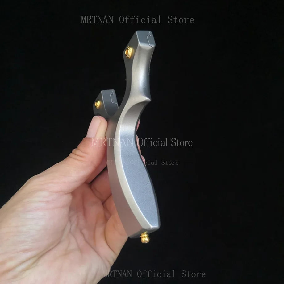 Slingshot Titanium Alloy High Quality Shooting Slingshot Hunting Flat Rubber Band Catapult Outdoor Sports Accessories