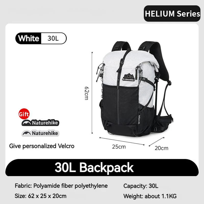Naturehike 30+5L Ultralight Backpack Waterproof Camping Outdoor Climbing Hiking Sport Mountaineering Shoulder Men Women Bags