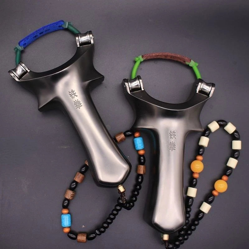 New Powerful Pulley Slingshot Outdoor Precise Fish Shooting Slingshot 7075 Aviation Aluminum Catapult Special For Fishing Darts