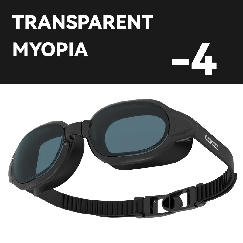 COPOZZ Myopia Swimming Goggles Men Women Adult Swim Goggle Professional Anti Fog Pool Swimming Glass Diopter Zwembril -1.5 to -7