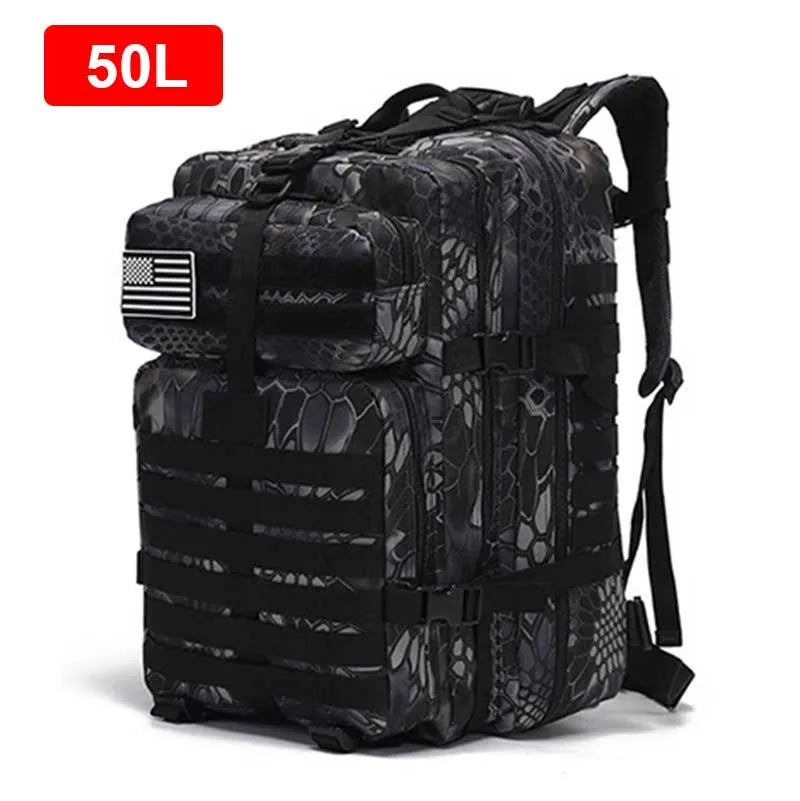 Army Tactical Backpack for Men 30L/50L Travel Camping Bag 1000D Military Hiking Supplies Sports Trekking Climbing Waterproof bag
