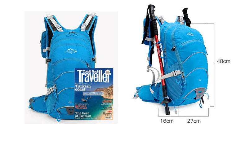 INOXTO Bicycle Bike Bags 20L Portable Waterproof Road Cycling Water Bag Outdoor Sport Climbing Pouch Hydration Backpack