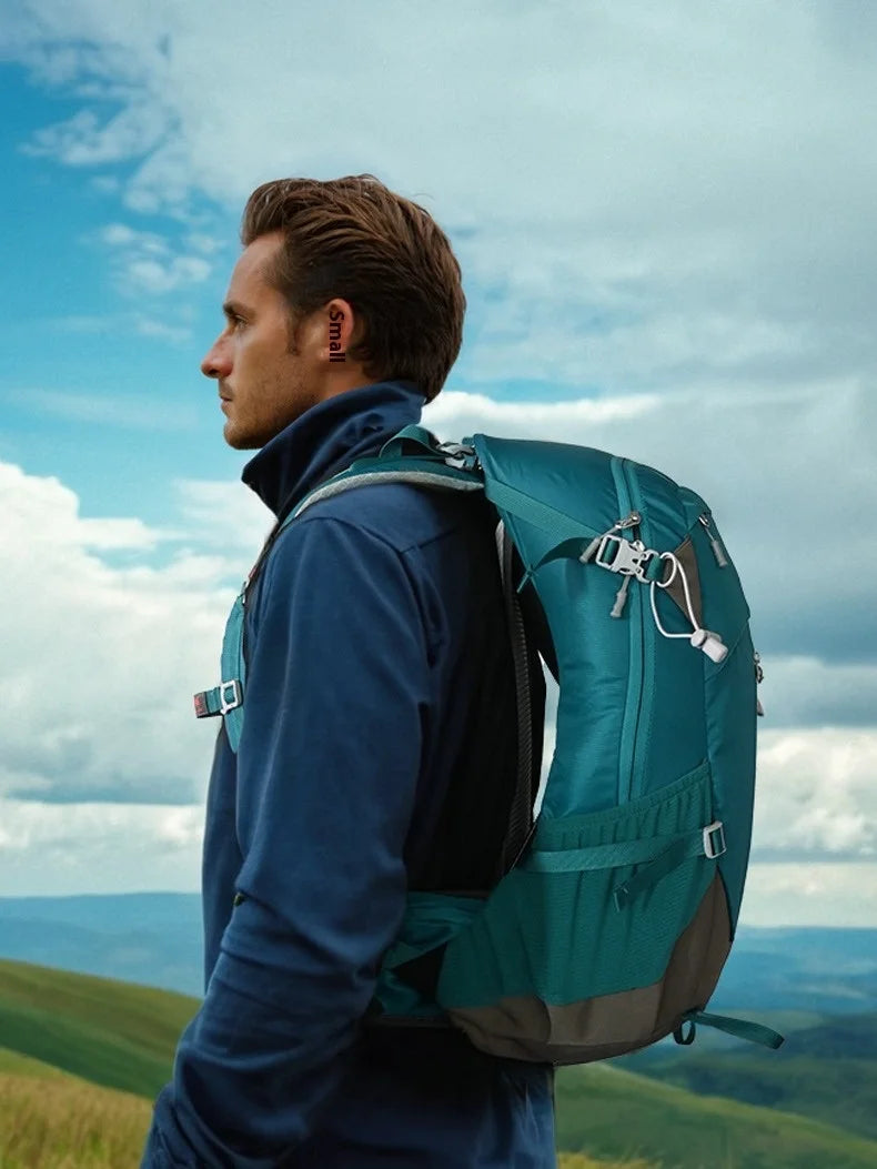 30L Lightweight Hiking Backpack with Rain Cover, Outdoor Sport Travel Bag Daypack for Camping Climbing Skiing Cycling Men Women