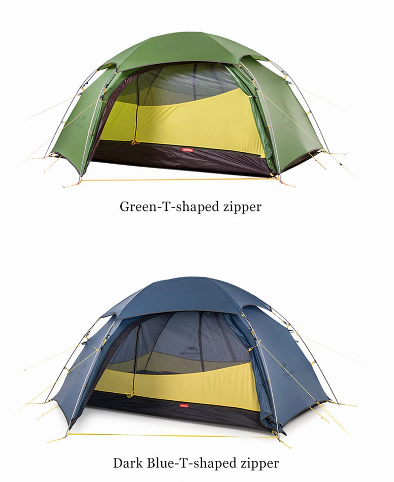 Naturehike Cloud Peak 20D Nylon Tent Ultralight 2 Persons Camping Hiking Outdoor Tent 4 Season Double Layer Backpack camper Tent